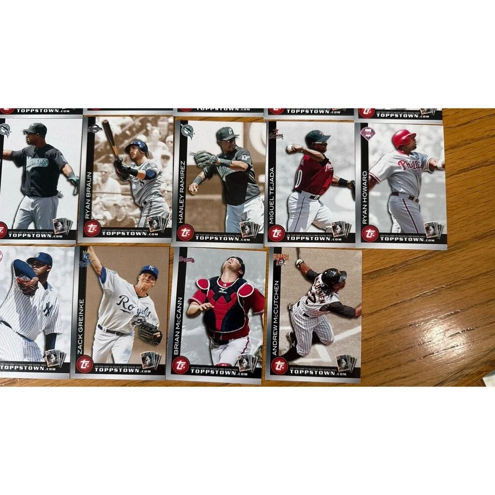2010 Topps Attax / Toppstown Baseball Card Lot of 29